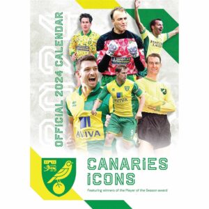Norwich City FC Legends A3 Calendar 2024