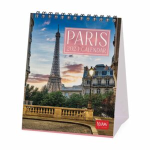 Paris Easel Desk Calendar 2024