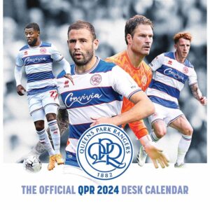 Queens Park Rangers FC Easel Desk Calendar 2024