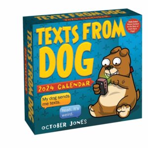 Texts From Dog Desk Calendar 2024