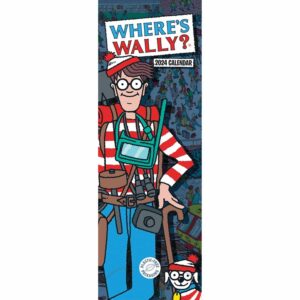 Where's Wally Slim Calendar 2024