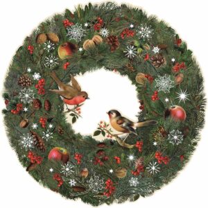 Winter Birds & Berries Wreath Advent Calendar