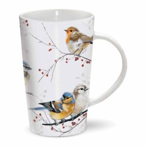 Winter Birds Choco Latte Mug