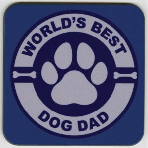 World's Best Dog Dad Coaster