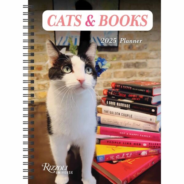 Cats & Books A5 Diary 2025