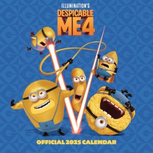 Minions Despicable Me 4 Calendar 2025