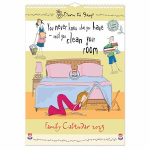 Born To Shop A3 Family Organiser 2025