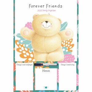 Forever Friends A3 Family Organiser 2025
