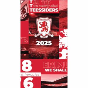Middlesbrough FC Slim Diary 2025