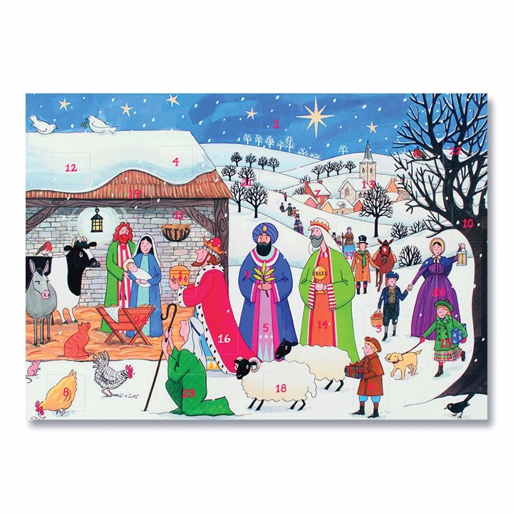 Alison Gardiner, Jesus Is Born Advent Card