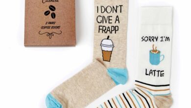 Coffee Socks Set - Size 6 - 11