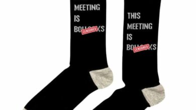 This Meeting is Boll*cks Socks - Size 7 - 11