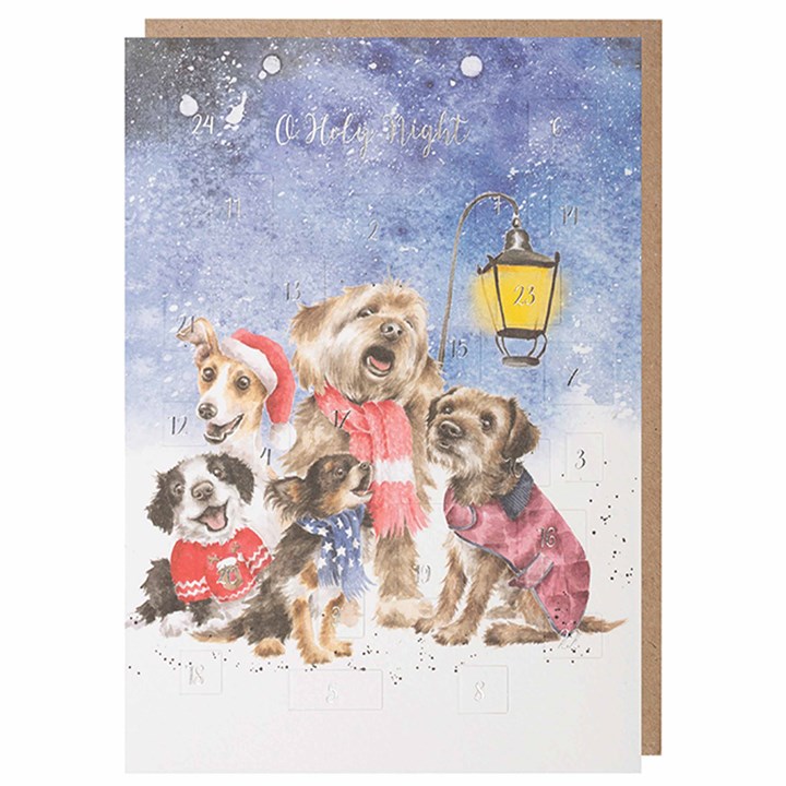 Wrendale Designs, Silent Night Advent Card