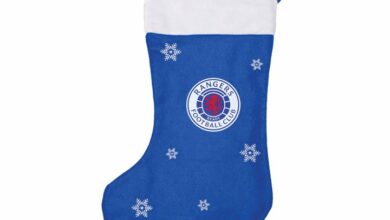 Rangers FC Crest Snowflake Stocking