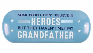 Grandfather Heroes Glasses Case