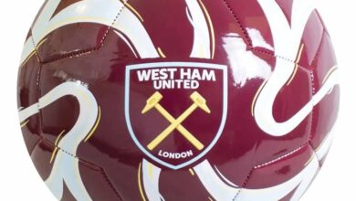 West Ham United FC Cosmos Football Size 5 Deflated