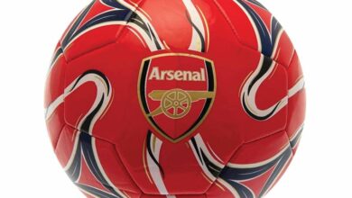 Arsenal FC Cosmos Football Size 1 Deflated