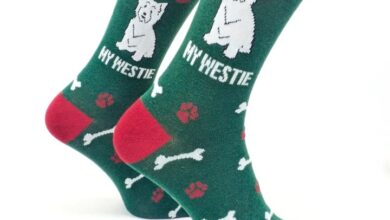 I Heart My Westie Socks - Size 6 - 9