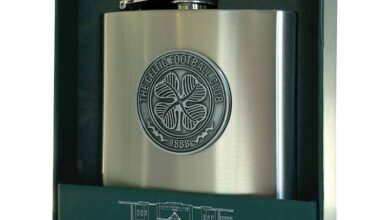 Celtic FC Stainless Steel Hip Flask