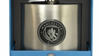 Manchester City FC Stainless Steel Hip Flask