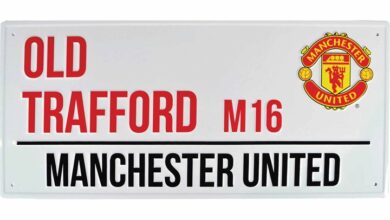 Manchester United FC Street Sign