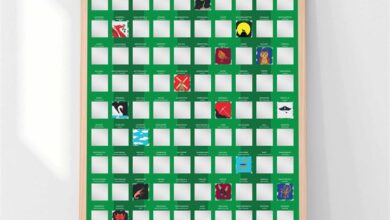 100 Football Teams Scratch Poster