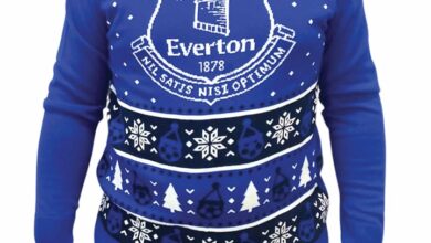 Everton FC Christmas Jumper Small