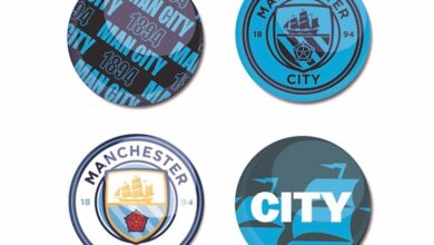 Manchester City FC Button Badge Set