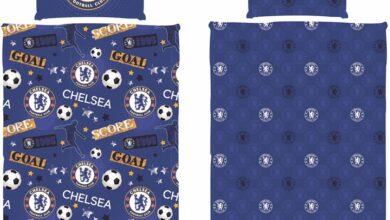 Chelsea FC Striker Single Duvet Set