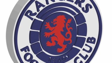 Rangers FC 3D PVC Crest Magnet