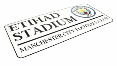 Manchester City FC Street Sign