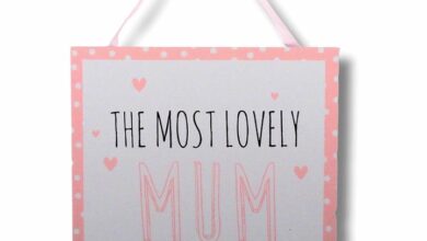 The Most Lovely Mum Hanging Plaque