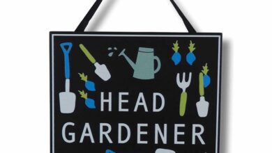 Head Gardener - Hanging Plaque