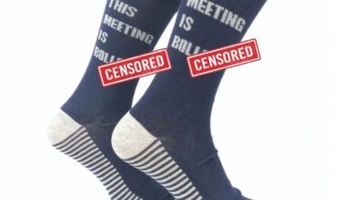 This Meeting is Boll*cks Socks - Size 7 - 11
