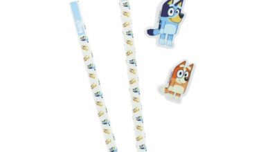 Bluey Pencil and Eraser Set