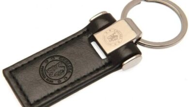 Chelsea FC Leather Keyring