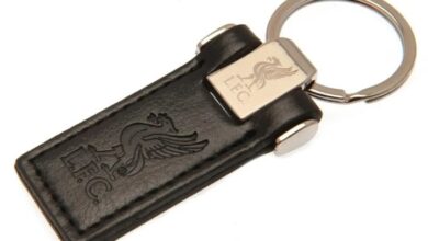 Liverpool FC Leather Keyring