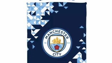 Manchester City FC Particle Single Duvet Set