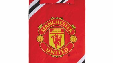 Manchester United FC Core Stripe Single Duvet Set