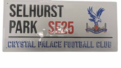 Crystal Palace FC Street Sign