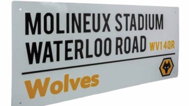 Wolverhampton Wanderers FC Street Sign