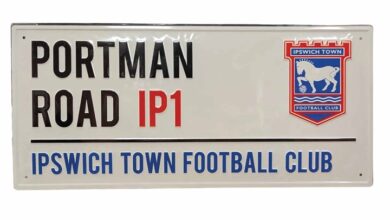 Ipswich Town FC Street Sign