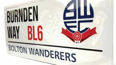 Bolton Wanderers FC Street Sign