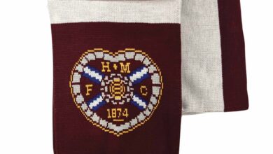 Hearts FC Bar Scarf