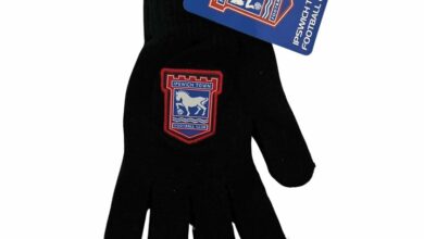 Ipswich Town FC Gloves - Size Junior