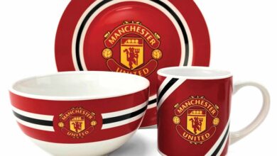 Manchester United FC Core Stripe Breakfast Set