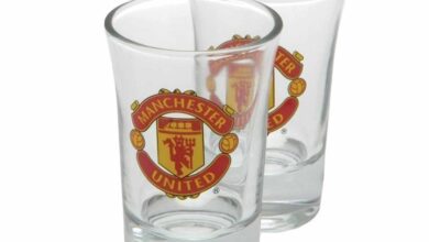 Manchester United FC 2 Pack Shot Glasses
