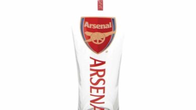 Arsenal FC Slim Pint Glass