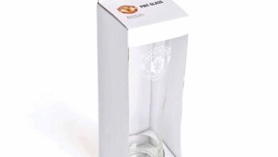 Manchester United FC Slim Pint Glass