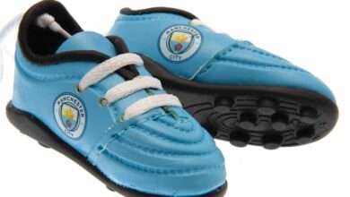 Manchester City FC Boots Car Hanger